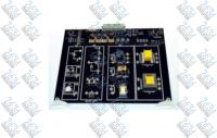 Плата для выполнения эксперимента «Оптоэлектронные полупроводники – светодиодный, фототранзистор, LDR, 7-SEG»