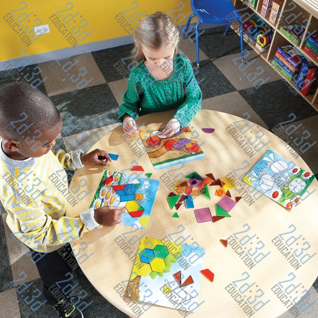 Моделі площинні для розвитку зорового сприймання Кольорова геометрія