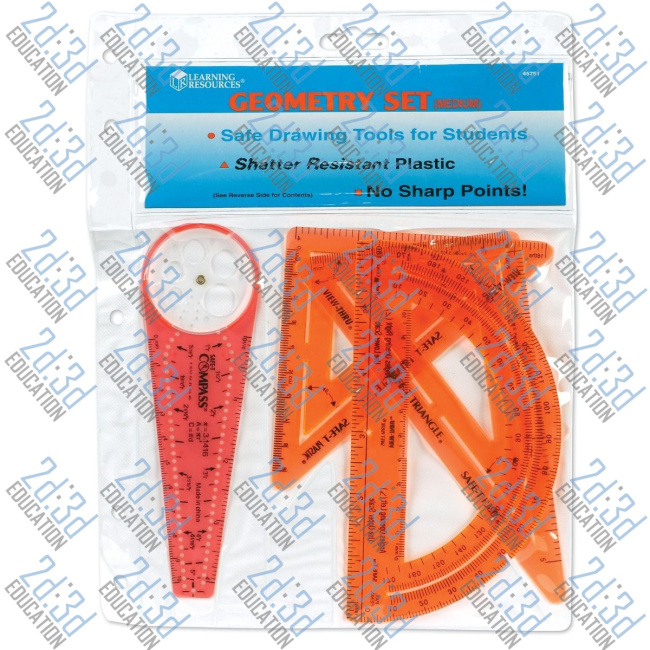 Учнівський набір інструменту для геометрії