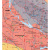 Украіна. Тектонічна будова та корисні копалини м-б 1:1 000 000. Навчальна карта картон на планках