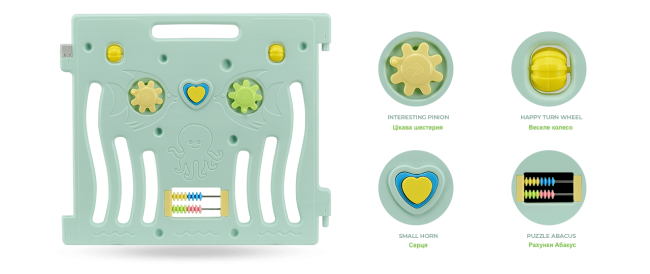 Ігровий майданчик XOKO Play Pen OCEAN SERIES A18 188х225 см