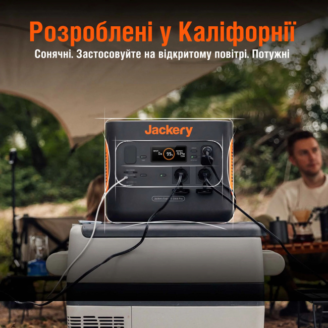 СОНЯЧНИЙ ГЕНЕРАТОР JACKERY 2000 PRO (EXPLORER 2000 PRO + 2*SOLARSAGA 200W)
