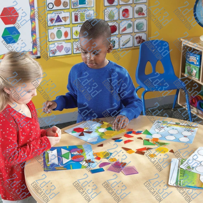 Моделі площинні для розвитку зорового сприймання Кольорова геометрія