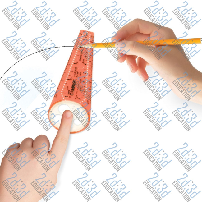 Учнівський набір інструменту для геометрії