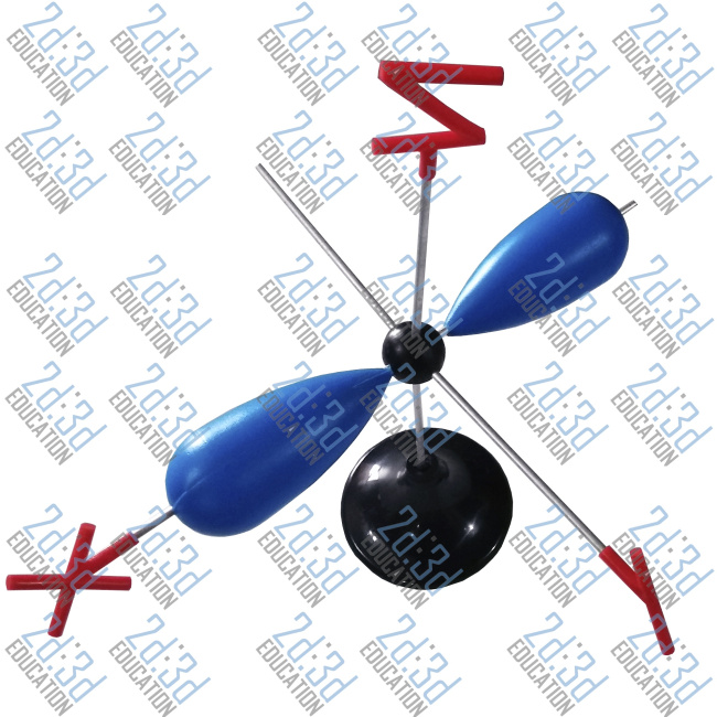 Набір для складання демонстраційних моделей електронних хмарних гібридних орбіталей 