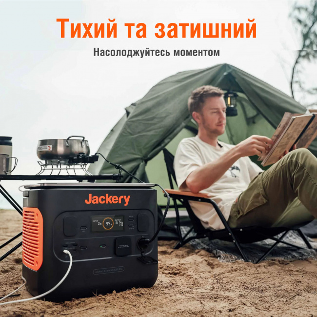 СОНЯЧНИЙ ГЕНЕРАТОР JACKERY 2000 PRO (EXPLORER 2000 PRO + 2*SOLARSAGA 200W)