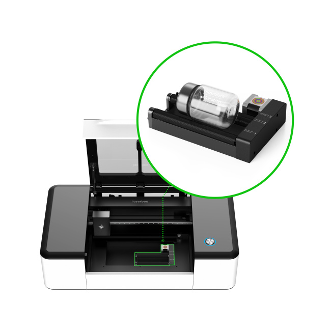 Модуль гравіювання круглих предметів Makeblock Roller Engraving Module для Laserbox Rotary та xTool D1