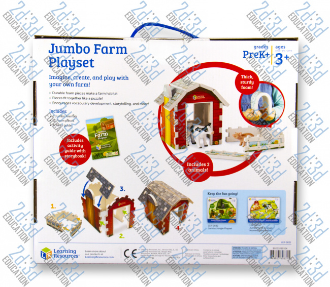 Розвиваючий набір-пазл "Тварини на фермі"