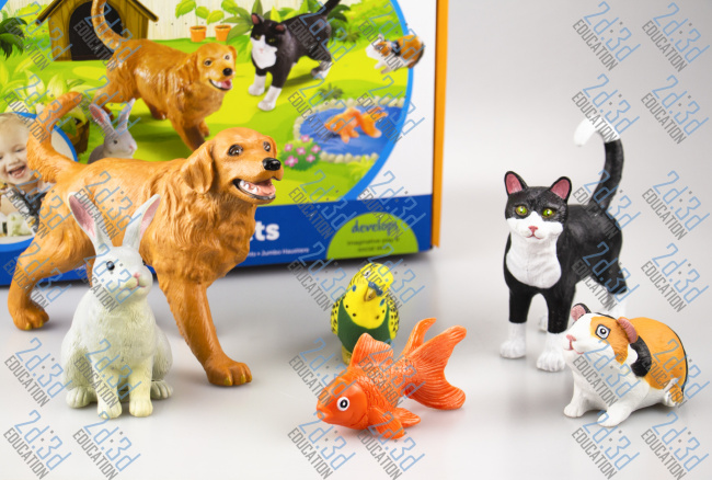 Набор игрушек "Домашние животные"