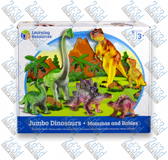 Набір іграшок "Динозаври: дорослі та малі"