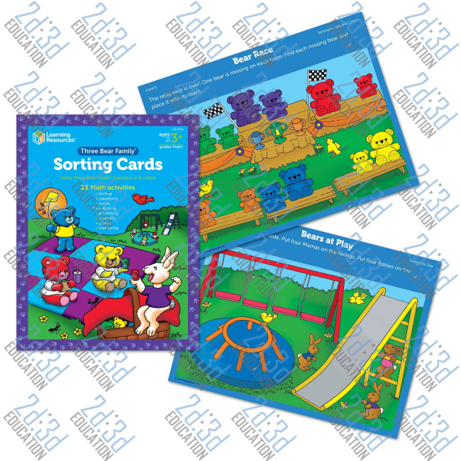 Моделі площинні для розвитку зорового сприймання Ведмежа сімейка