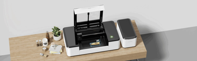 Модуль гравіювання круглих предметів Makeblock Roller Engraving Module для Laserbox Rotary та xTool D1