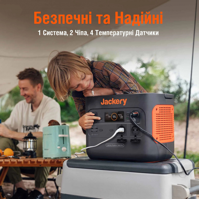СОНЯЧНИЙ ГЕНЕРАТОР JACKERY 2000 PRO (EXPLORER 2000 PRO + 2*SOLARSAGA 200W)