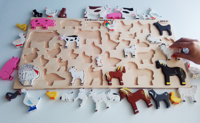 Модель навколишнього світу HEGA Свійські тварини