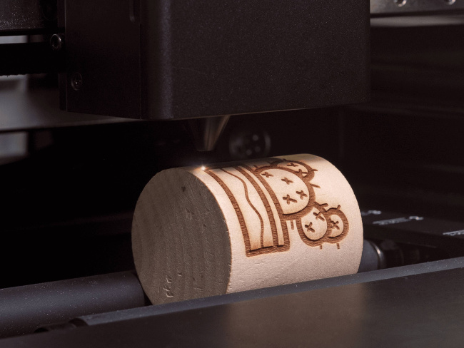 Модуль гравіювання круглих предметів Makeblock Roller Engraving Module для Laserbox Rotary та xTool D1