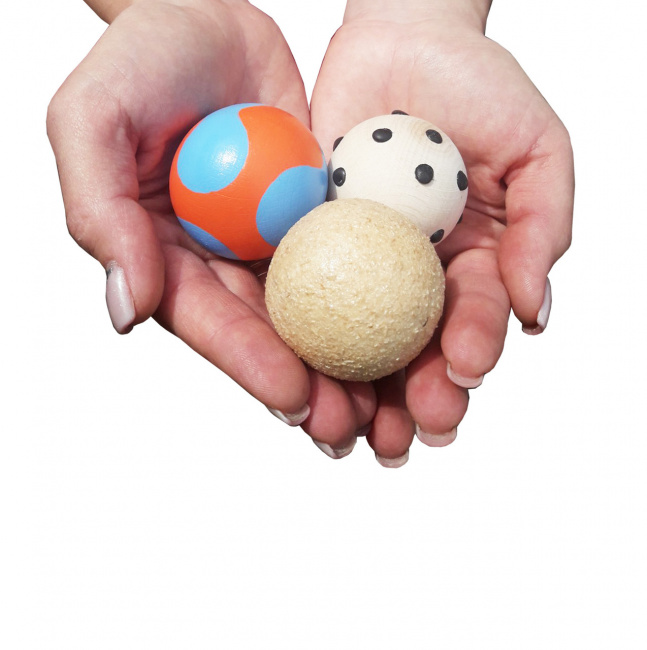 Игра HEGA Мячики Сенсорные для занятий и массажа (терапевтические мячики)