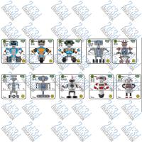 Набор дидактических карточек «Роботы»